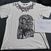 Maglietta Vlone "Yamborghini Jesus" bianca
