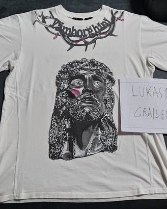 Maglietta Vlone "Yamborghini Jesus" bianca
