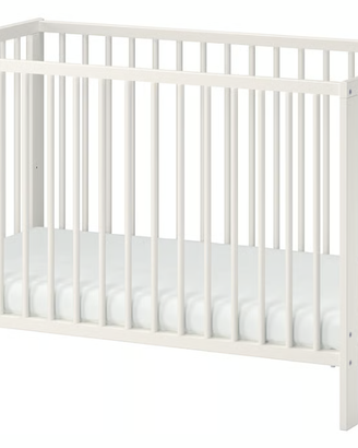 lettino IKEA GULLIVER bianco + materasso