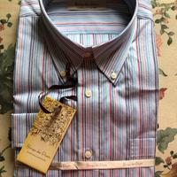 Camicia da uomo in cotone, manica lunga
