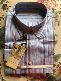 Camicia da uomo in cotone, manica lunga
