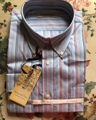 Camicia da uomo in cotone, manica lunga