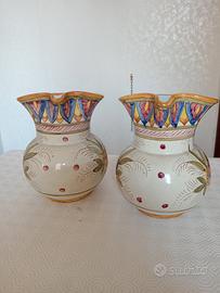 2 caraffe in ceramica artigianale 