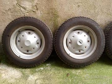 Cerchi con gomme Fiat 500/126