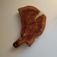 Tagliere fatto a mano con legno d'ulivo 