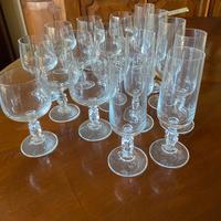 Set 17 calici in vetro - vino e acqua