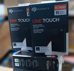 2 Hard Disk 2.5 Seagate one touch 4TB  SIGILLATI