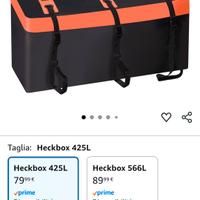 Sacca, borsone, baule da tetto o gancio traino