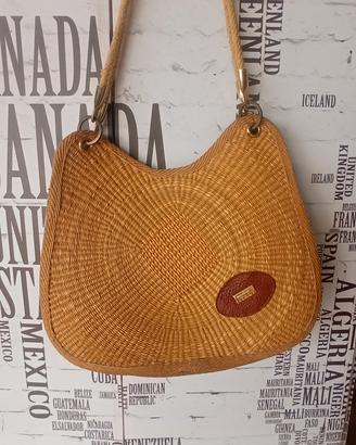Borsa in rafia vintage 