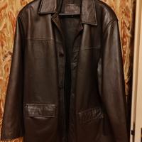 Giacca in pelle vintage da uomo