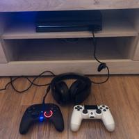 Ps4 pro 1 tera + cuffie platinum + pad nacon