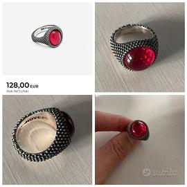 Nuovo Anello nove25 argento 925 128 euro
