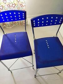 Sgabelli in acciaio cromato