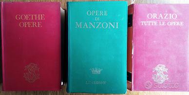 Opere di Goethe, Opere di Manzoni, Opere di Orazio