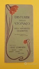 Raro Libretto Medico "Disturbi dello Stomaco"