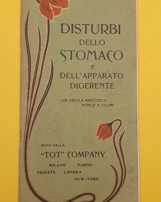 Raro Libretto Medico "Disturbi dello Stomaco"