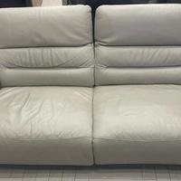 Divano Vera pelle reclinabile elettrico relax