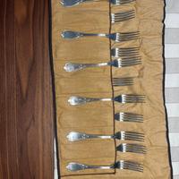 Set di 48 pezzi in argento