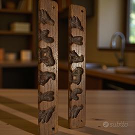 Antiche placche stampi biscotti olandesi 1900