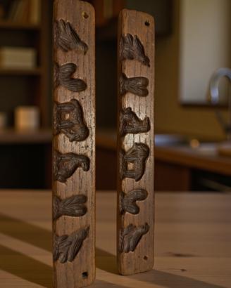 Antiche placche stampi biscotti olandesi 1900