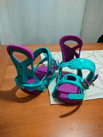 Attacchi snowboard Burton da bambina