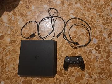 PS4 Slim Playstation 4 con Cavi e Controller