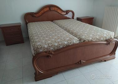 Letto+comodini+reti+materassi usati