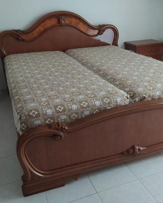 Letto+comodini+reti+materassi usati