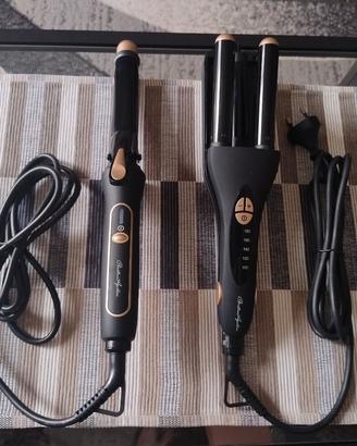 Set arricciacapelli e piastra onde beach waves