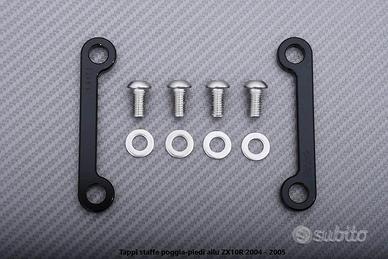 Tappi staffe poggia-piedi allu ZX10R 2004 - 2005