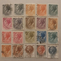 Francobolli Italia 1955/66 - Siracusana 20 valori