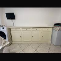 credenza in legno vero