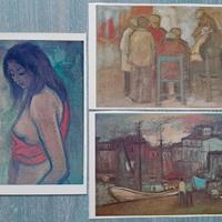 Costantino Porcu Cartoline Antiche Lotto Tre