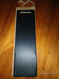 vassoio in Ardesia con manico corda