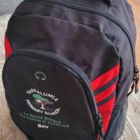 Zaino nero Scuola e Sport