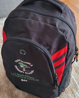 Zaino nero Scuola e Sport