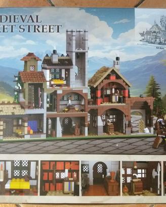 Mercato medievale compatibile LEGO