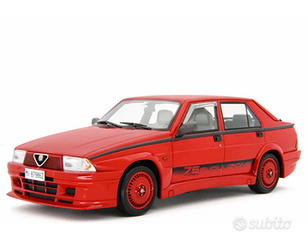 Modellino Alfa Romeo 75 1.8i Turbo Evoluzione 1/18