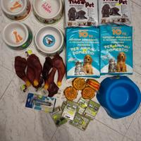 26 pezzi misti accessori per cani e gatti NUOVI