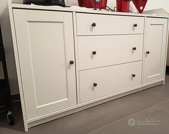 mobile buffet bianco 140x84 cm