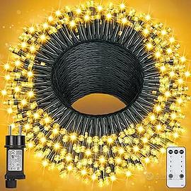 YAGOPAL Luci Natale Esterno,100M 800LED Luci di Na