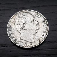 ARGENTO _ 2 lire 1897 ITALIA REGNO _ NC