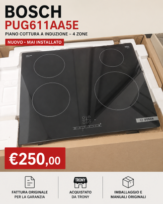 Piano cottura a induzione Bosch NUOVO E IMBALLATO
