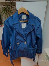 Trench blu da donna nuovo