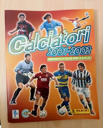 Album figurine calciatori panini 2001-2002