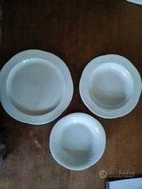 Set piatti porcellana bianca Suisse Langenthal