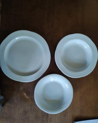 Set piatti porcellana bianca Suisse Langenthal