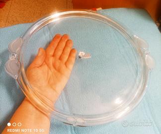 Vassoio / Piatto - VETRO CRISTALLO - NUOVO