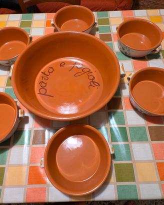 Set Terracotta Pasta e Fagioli