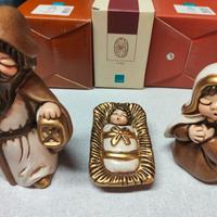 3 statuine Thun sacra famiglia presepe del giubile